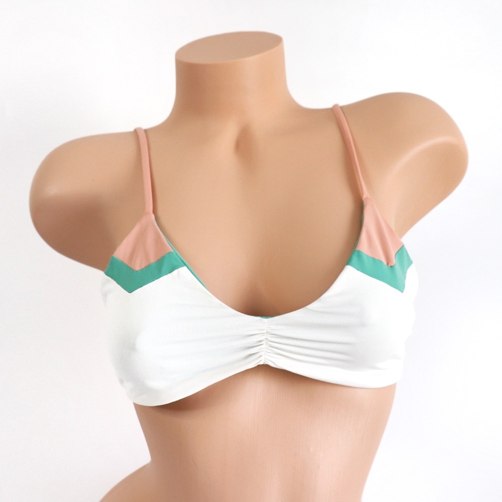 L*Space Haley Color Blocked Strappy Bikini Top - Picture 2 of 8
